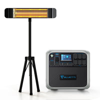 BLUETTI AC200P 2000Wh/2000W Portable Power Station+QHA Patio Heater 1500W - Maxoak