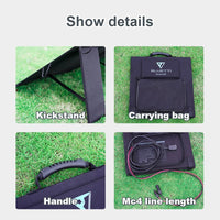 BLUETTI Refurbished SP120 120W Solar Panel - Maxoak