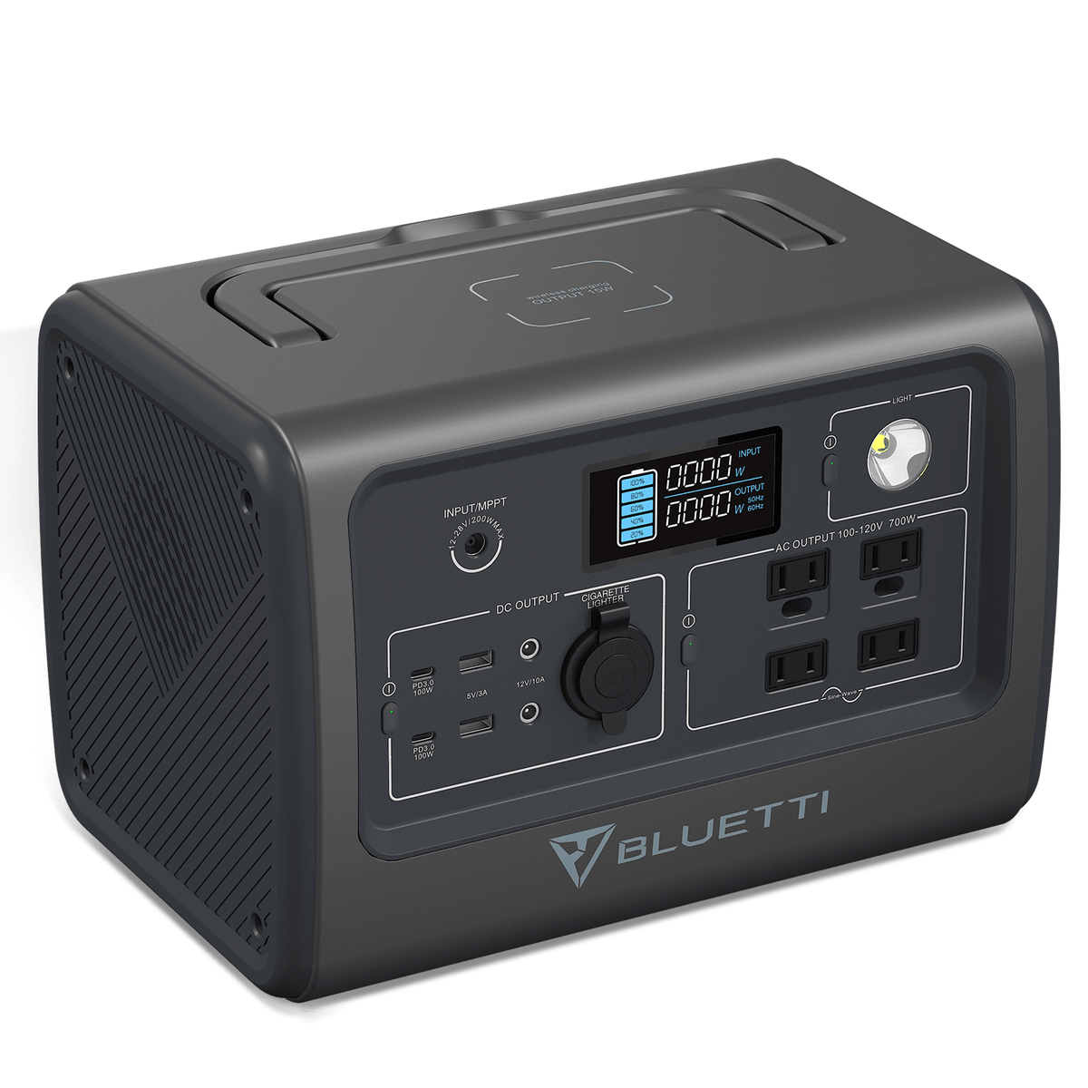 BLUETTI EB70(BLUE) Portable Power Station | 700W/716Wh/LiFePO4 - Maxoak