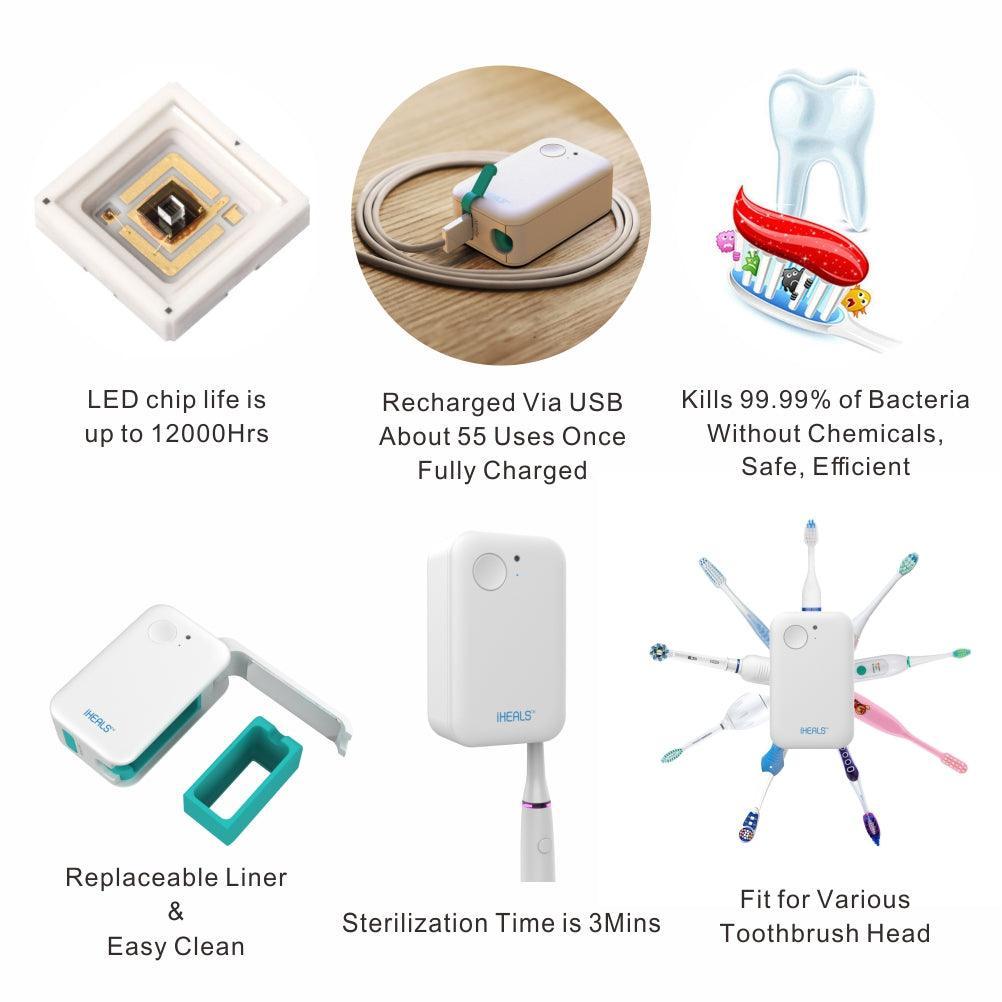 DU03 UV Toothbrush Sanitizer Case - Maxoak