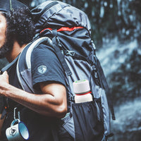 DU06 UV Self-Cleaning UV Water Bottle-White&Black - Maxoak